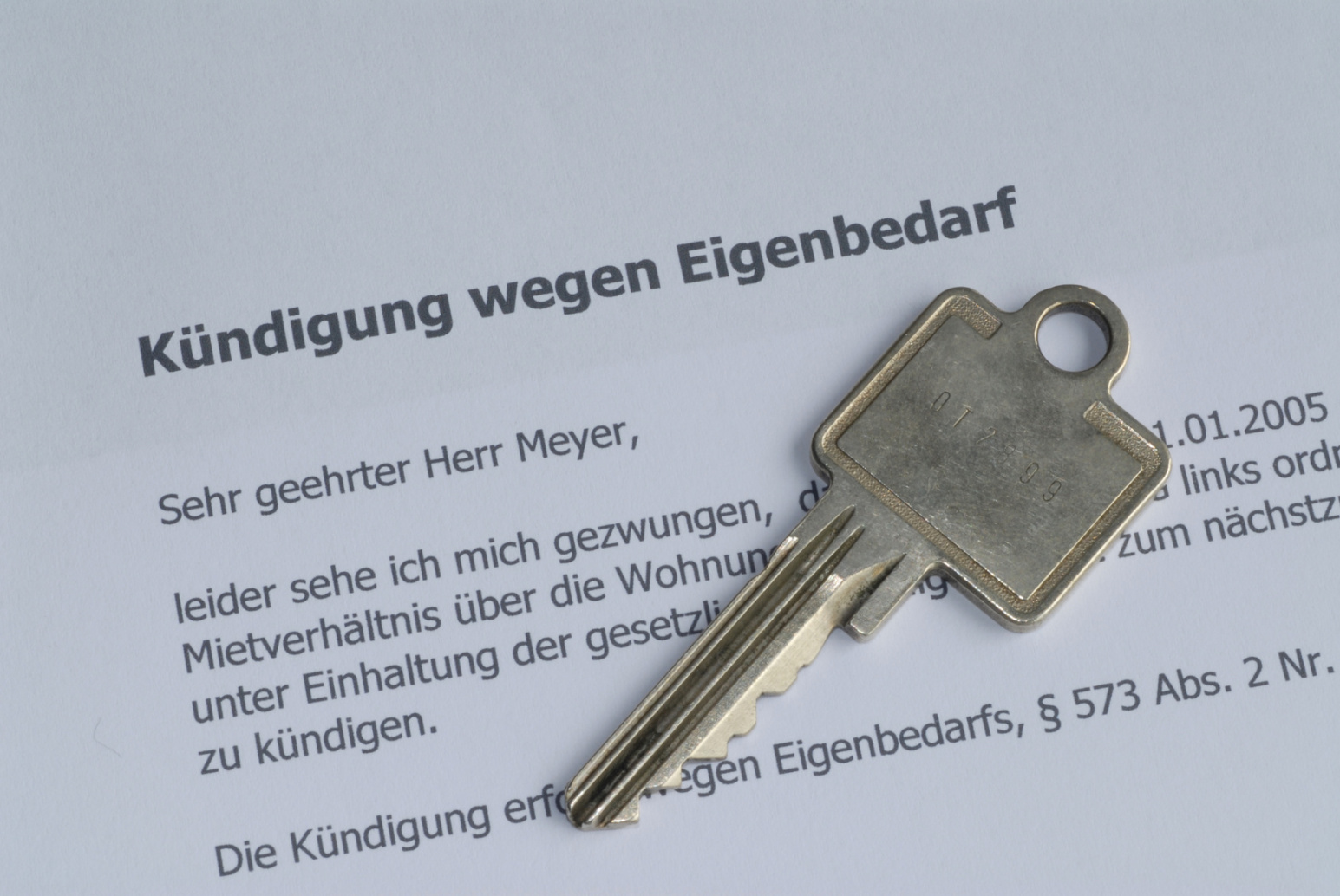 Kündigungsbrief Mietverhältnis; Detektei Saarland, Detektiv Saarbrücken, Privatdetektive